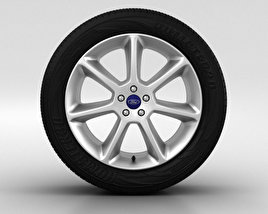 Ford Focus Wheel 18 inch 001 3D model