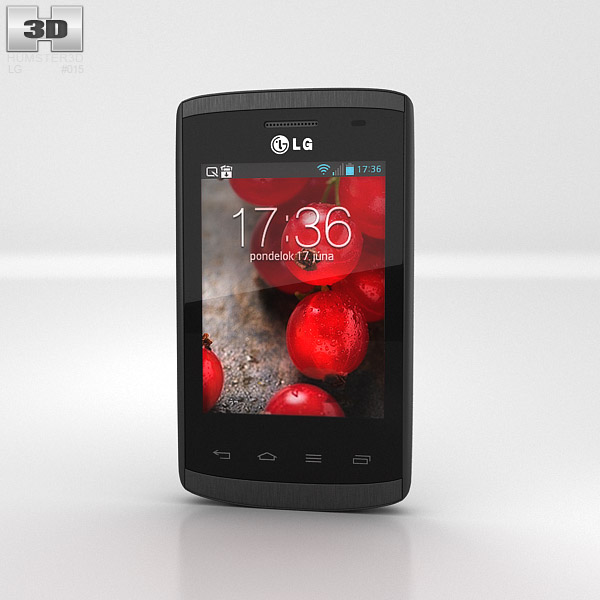 LG Optimus L1 II (E410) 3D model