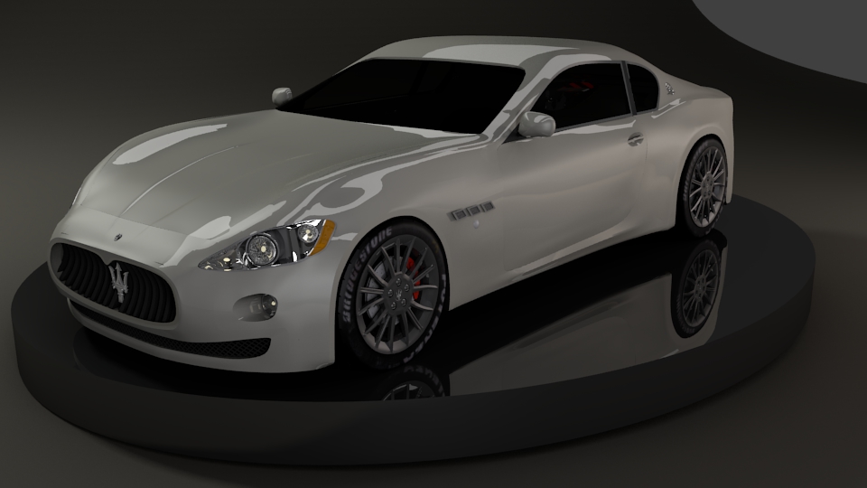 Maserati Granturismo 3d art
