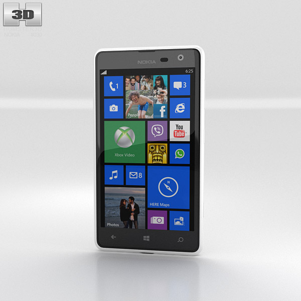 Nokia Lumia 625 Modello 3D