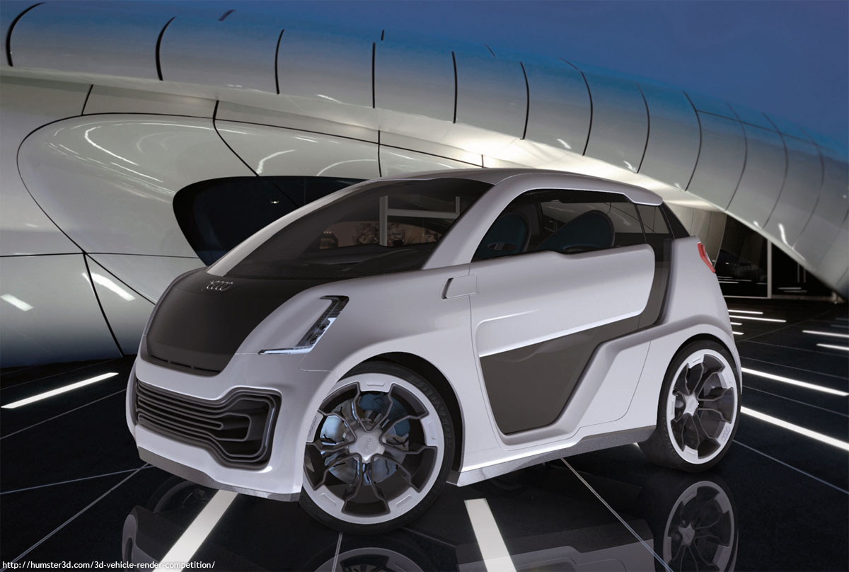 Audi city car concept 3d art