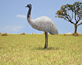 Emu Low Poly 3d model