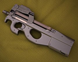 FN P90 Modello 3D