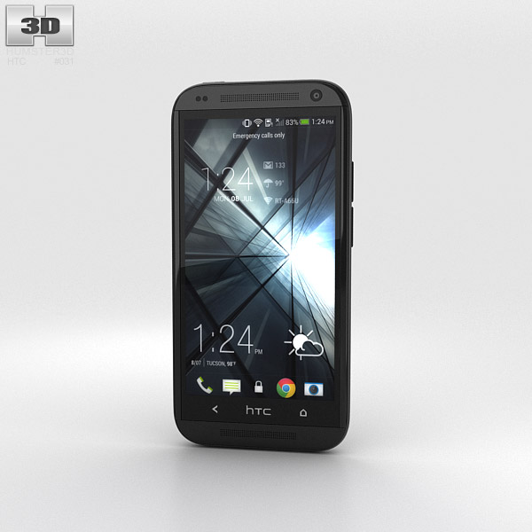 HTC Desire 601 Black 3D модель