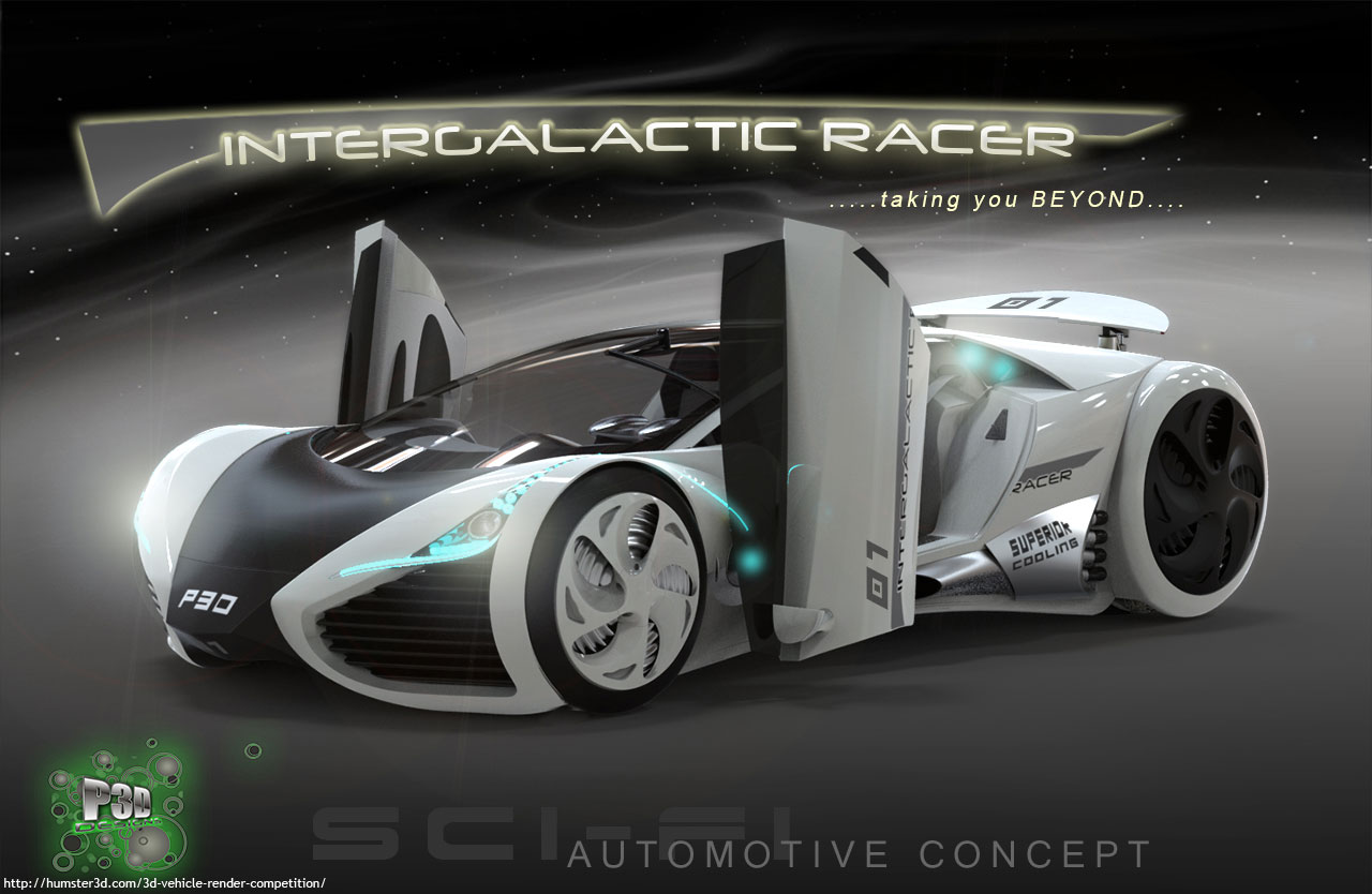 Intergalactic Racer (Concept) 3d art
