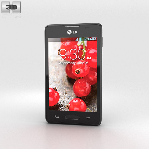 LG Optimus L4 II E440 3D model