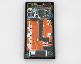 Sony Xperia Z1 with inside parts 3D-Modell