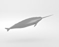 Narwhal Low Poly Modelo 3d