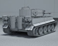 Танк Тигр 3D модель