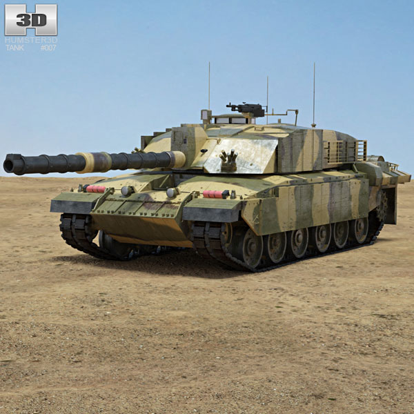 挑战者2坦克 3D模型