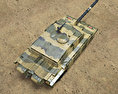 挑战者2坦克 3D模型 顶视图