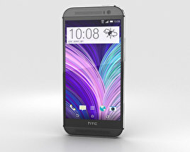 HTC M8 Preto Modelo 3d