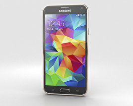 Samsung Galaxy S5 Gold 3D model