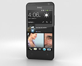 HTC Desire 300 Black 3D модель