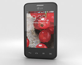 LG Optimus L3 II Dual E435 Black 3D model