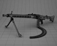 Rheinmetall MG3 machine gun Modello 3D