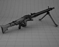Rheinmetall MG3 machine gun 3d model