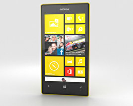 Nokia Lumia 520 Yellow 3D model
