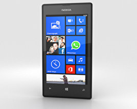 Nokia Lumia 525 Schwarz 3D-Modell
