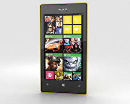Nokia Lumia 525 Amarillo Modelo 3D
