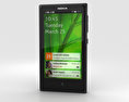 Nokia X 黒 3Dモデル