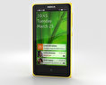 Nokia X Jaune Modèle 3d