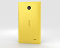 Nokia X 黄色 3D模型