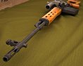 SVD狙擊步槍 3D模型