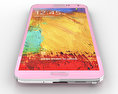 Samsung Galaxy Note 3 Pink 3D 모델 