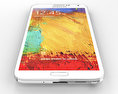 Samsung Galaxy Note 3 白色的 3D模型