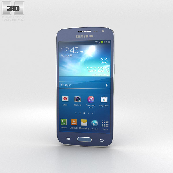 Samsung Galaxy Express 2 Blue 3D модель