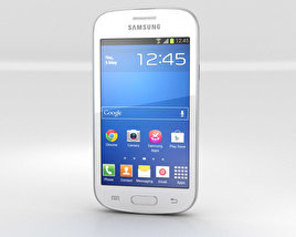 Samsung Galaxy Fresh S7390 White 3D model