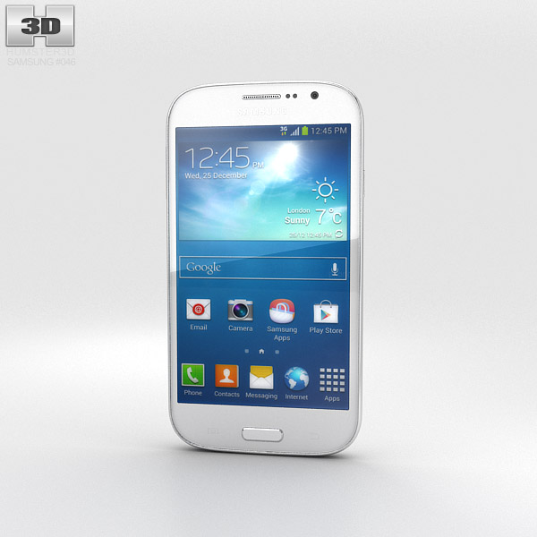 Samsung Galaxy Grand Neo White 3D model