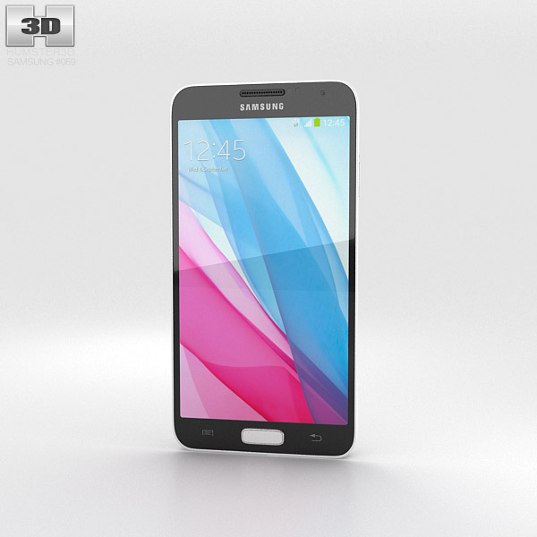 Samsung Galaxy J 白色的 3D模型