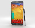 Samsung Galaxy Note 3 Neo 黑色的 3D模型