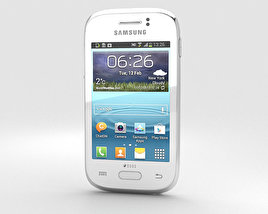 Samsung Galaxy Young White 3D model