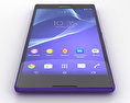Sony Xperia T2 Ultra Purple Modello 3D