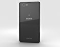 Sony Xperia Z1 Compact 黑色的 3D模型