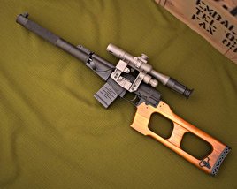 VSS Vintorez狙擊步槍 3D模型