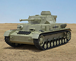 Panzer IV Modelo 3D