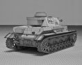 Panzerkampfwagen IV Modelo 3d