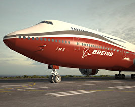 Boeing 747-8I 3Dモデル