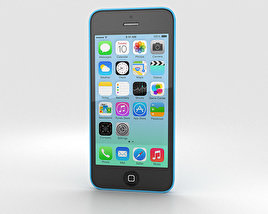 Apple iPhone 5C Blue 3D 모델 