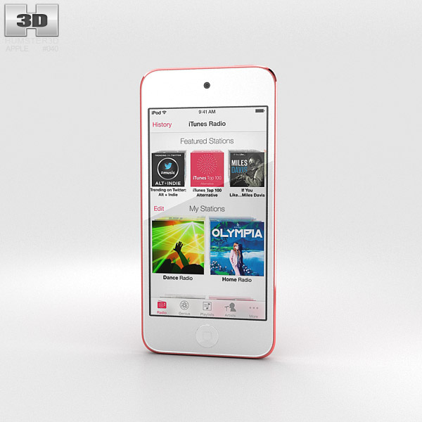 Apple iPod Touch Pink 3Dモデル