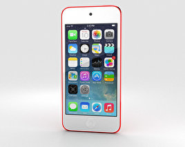 Apple iPod Touch Red Modello 3D