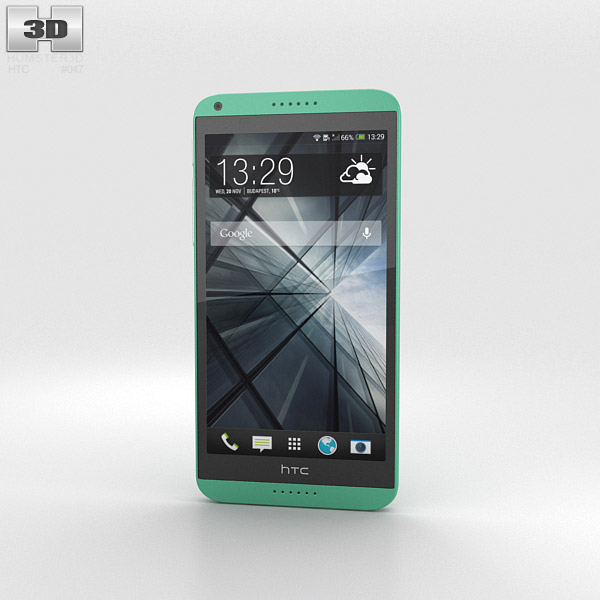 HTC Desire 816 Green 3d model