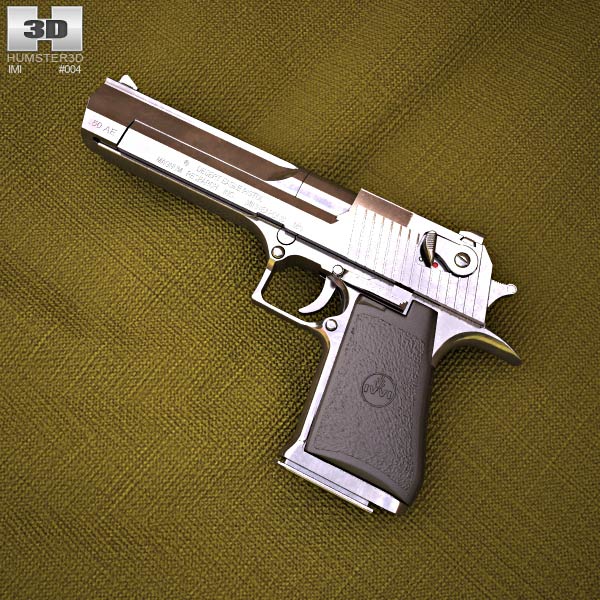 沙漠之鷹手槍 3D模型