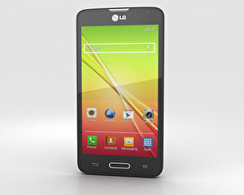 LG L70 黑色的 3D模型