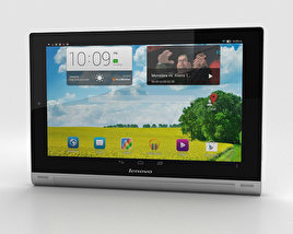 Lenovo Yoga Tablet 10 HD+ Silver 3D model