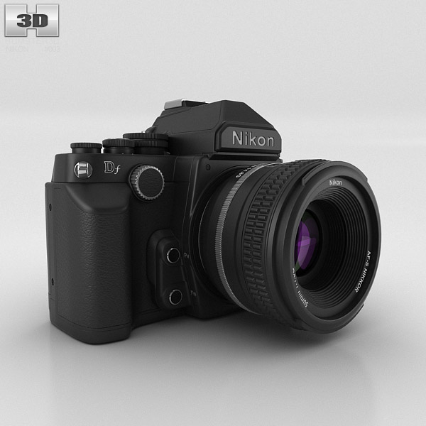 Nikon DF Black 3D model